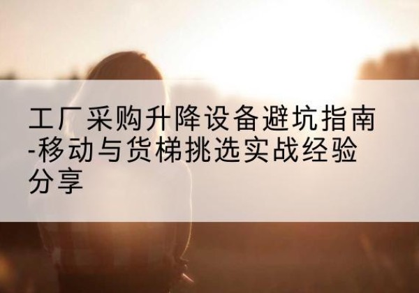 武陵源移动式升降机怎么选-工厂采购升降设备避坑指南-移动与货梯挑选实战经验分享